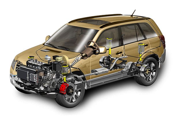 اجزای داخلی خودرو